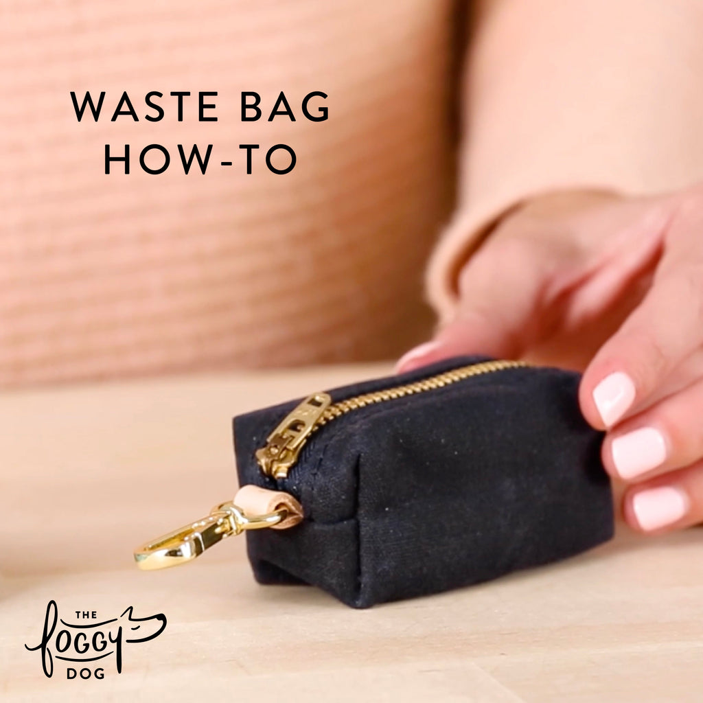 Cider Waxed Canvas Waste Bag Holder