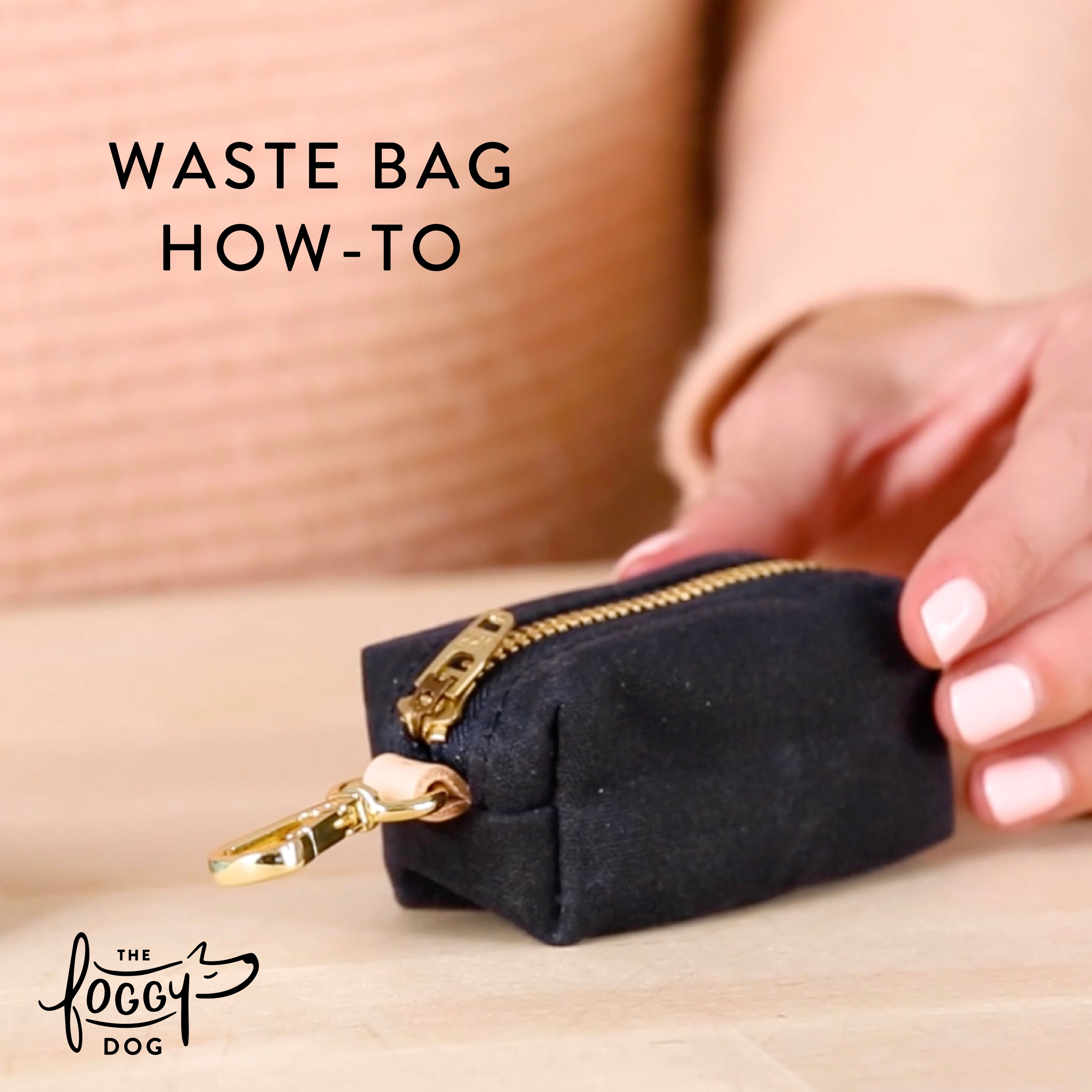 Cider Waxed Canvas Waste Bag Holder